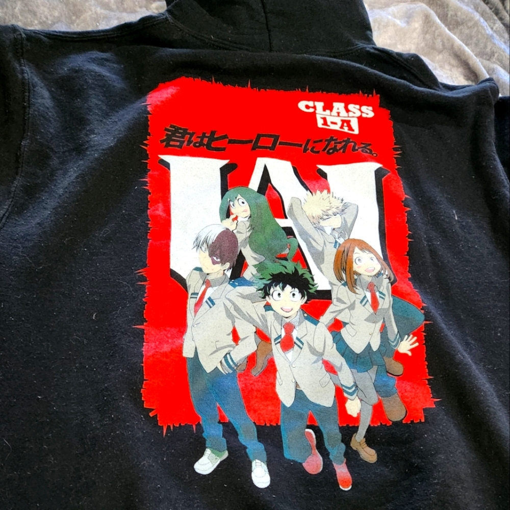 MHA, My Hero Academia black hoodie